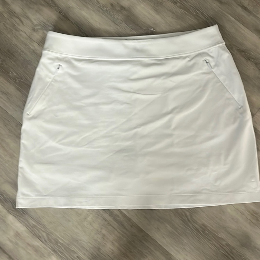 White Skort